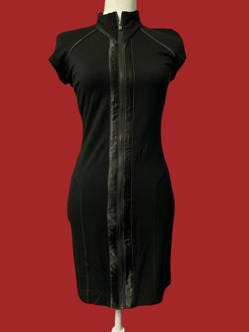 Bebe Fashion Zipper Front Dress